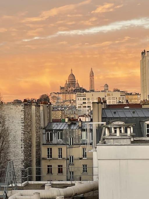 Vue Sur Le Sacre Coeur Montmartre Apartman Párizs Kültér fotó